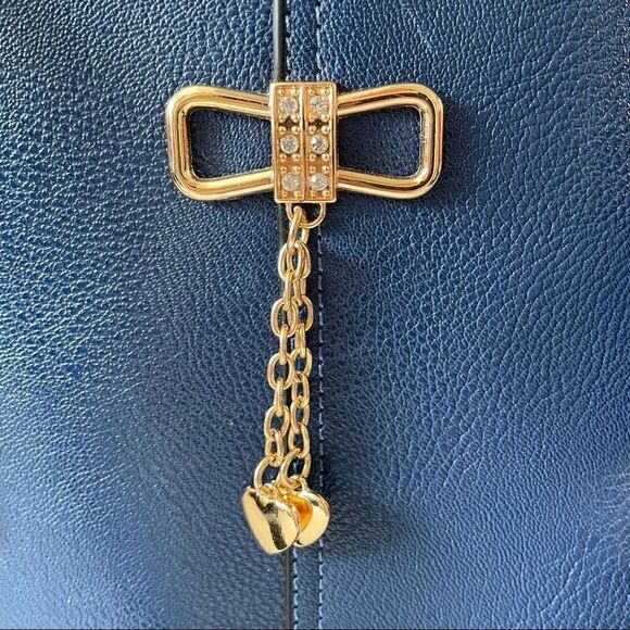 Bellavita navy wine bag tote - Picture 5 of 13